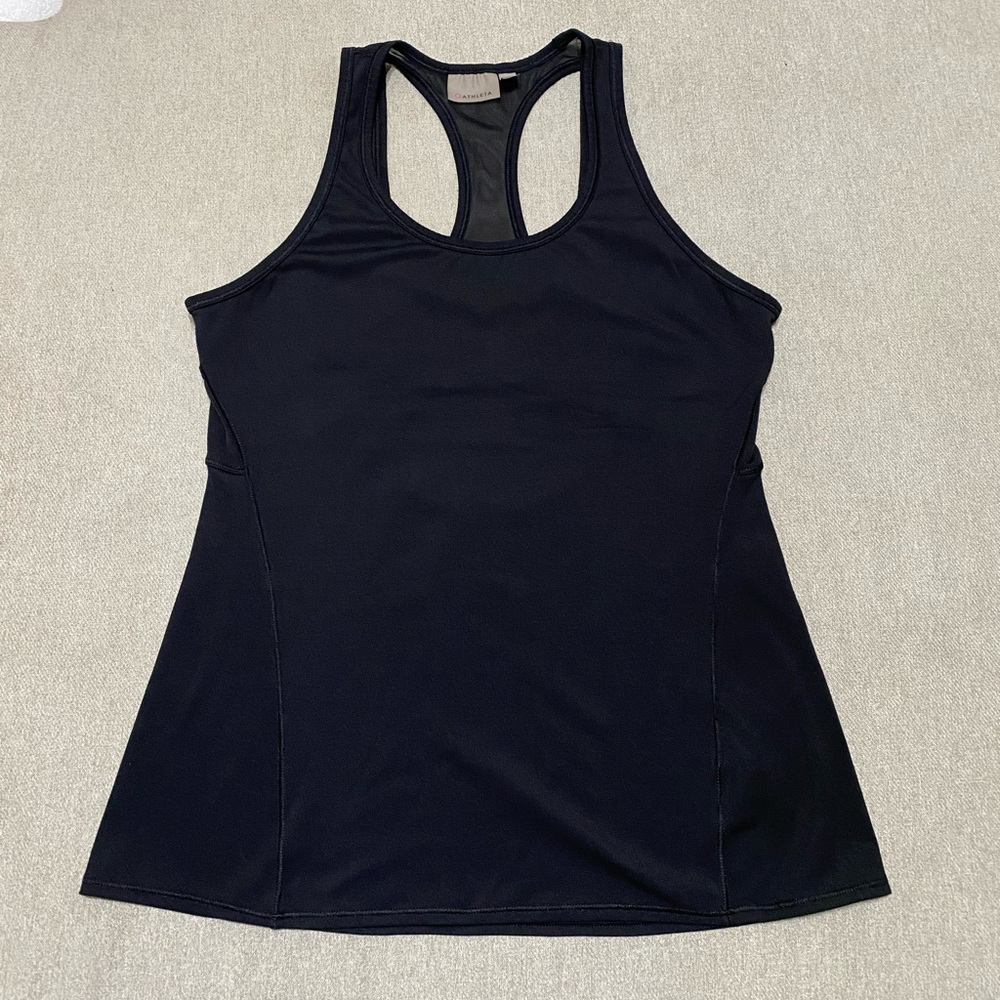 Athleta Racerback Tank with Mesh Back